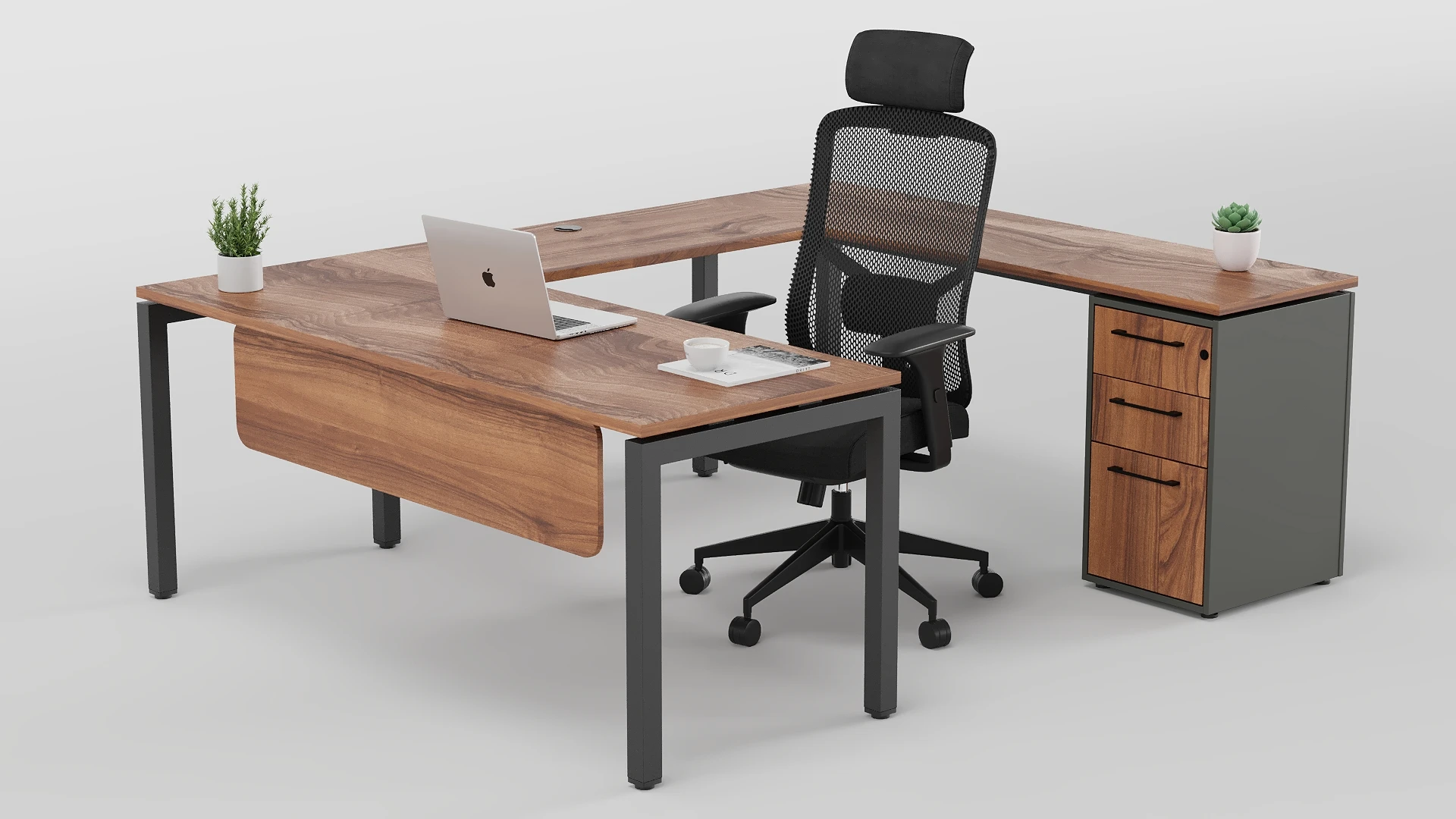 Escritorio Ejecutivo Cobalto Cajonera