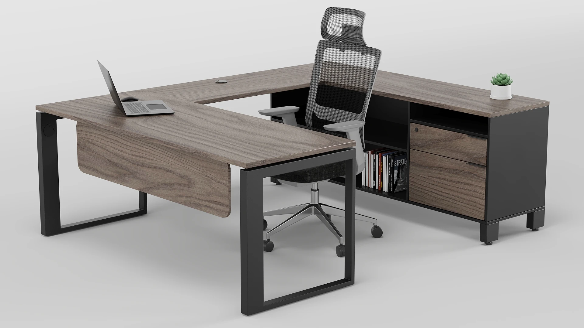 Escritorio Ejecutivo Frame Credenza