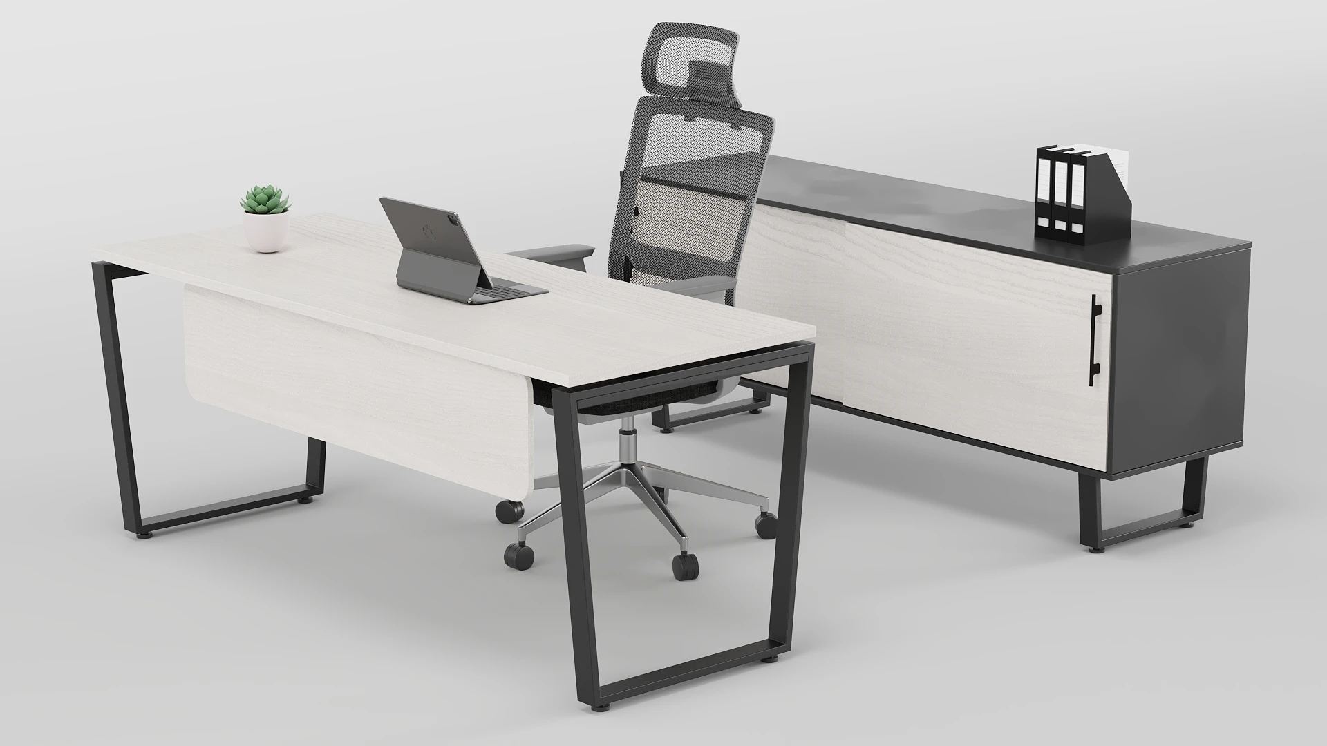 Escritorio Ejecutivo Vanta Credenza