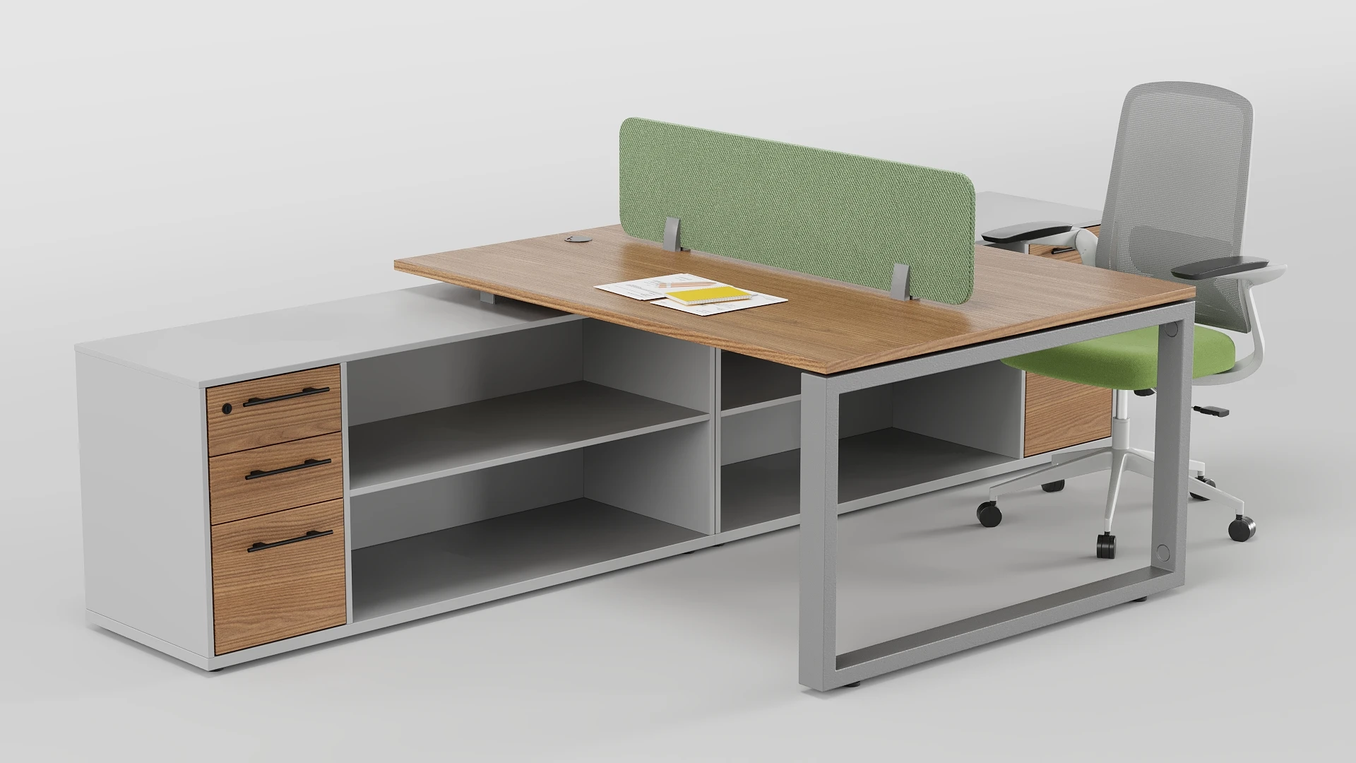 Escritorio Operativo Onyx Credenza